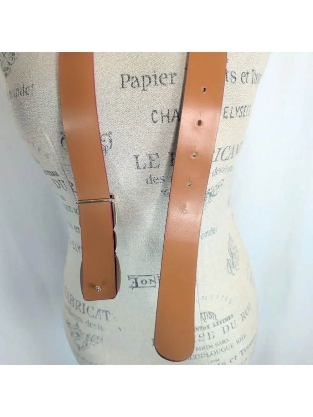 Vintage Y2K Dolce Gabbana Red Belt 36 Large Logo Patent Leather 90cm